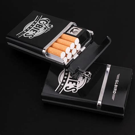 cigarette case with lighter